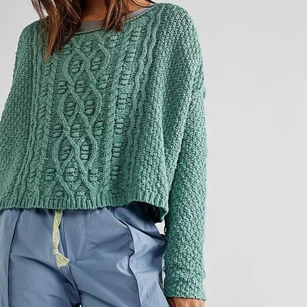 NWT Free People Changing Tides Pullover Sz M